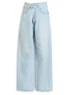 Agolde Vana Fold-effect Wide-leg Jeans