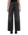 Agolde Vana Fold High Rise Wide Leg Jeans In Arcane In Gray