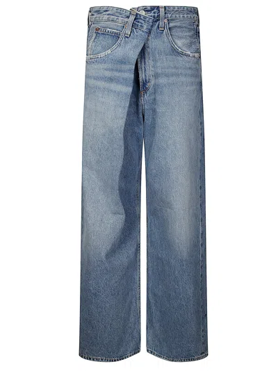 Agolde Vana Fold Jean In Blue