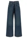 Agolde Vana Fold Jeans In Blue