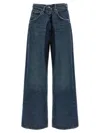 Agolde Vana Fold Jeans In Blue
