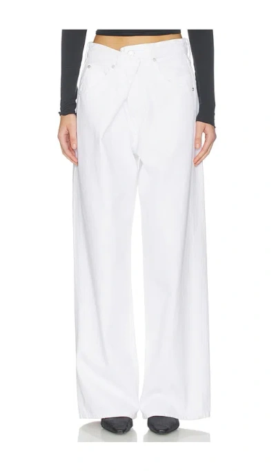 Agolde Vana Fold Jeans In White