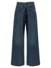 Agolde Vana Fold Jeans In Blue