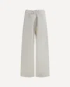 Agolde Vana Fold Wide-leg Jeans In White