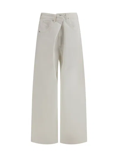 Agolde Vana Fold Jeans In White