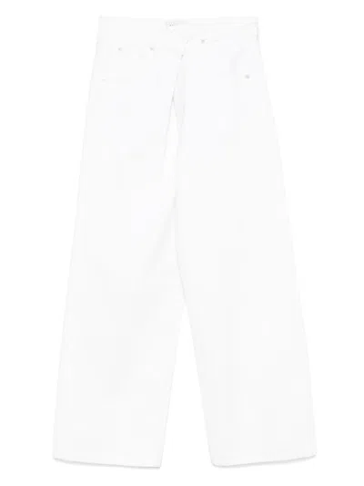Agolde Vana Fold Jeans In White
