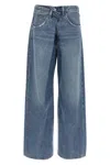 Agolde Wide-leg Jeans With Belt Loops And Five-pocket Style