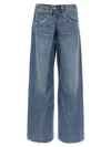 Agolde Wide-leg Jeans With Belt Loops And Five-pocket Style