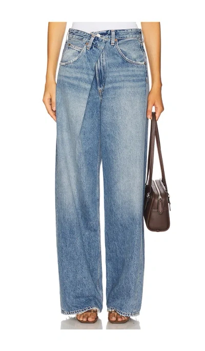 Agolde Vana Jeans In Blue