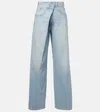 Agolde Vana Low-rise Wide-leg Jeans In Blue