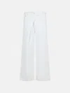Agolde 'vana' White Cotton Jeans In White