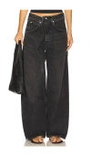 Agolde Vana Wide Leg In Black