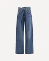 Agolde Vana Wide Leg Jeans In Blue