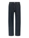 Agolde Magnus Buttoned Jeans In Blue