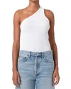 Agolde Verica Tank In White In White