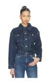 Agolde Non-elastic Denim Jacket In Blue