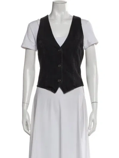 Pre-owned Agolde Vest In Black