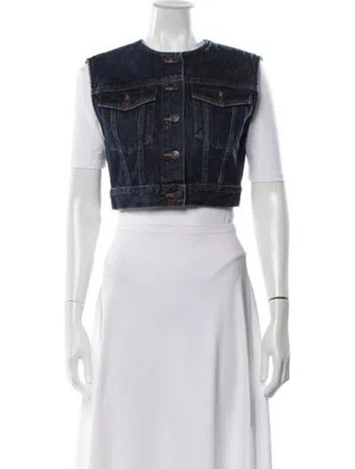 Pre-owned Agolde Vest In White