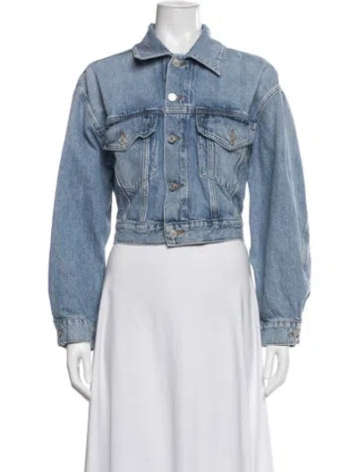 Pre-owned Agolde Vintage Denim Jacket In Blue