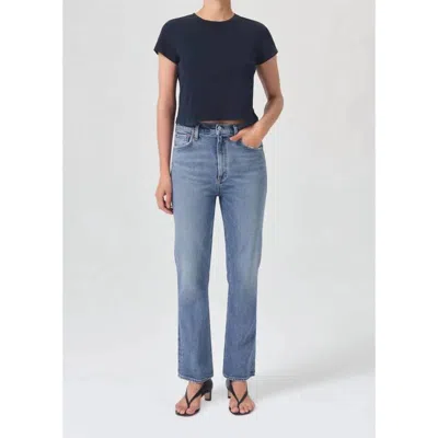 Agolde Vintage High Rise Bootcut Jean In Blue