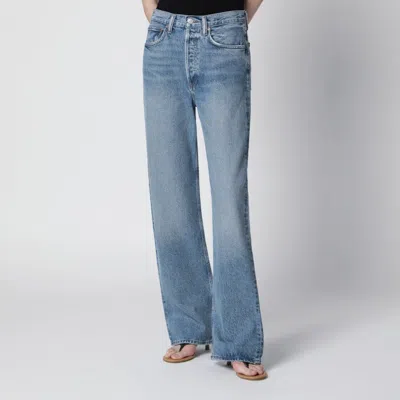 Agolde Vintage Loose Jeans In Medium Indigo Denim In Blue