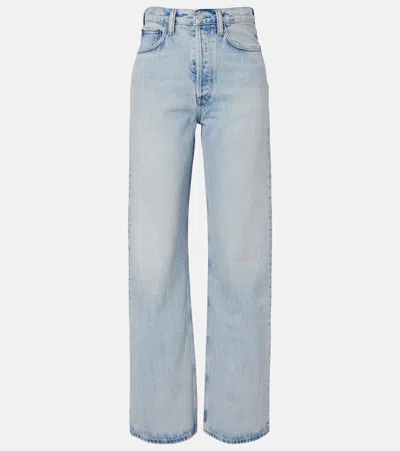 Agolde Vintage Loose Straight Jeans In Blue