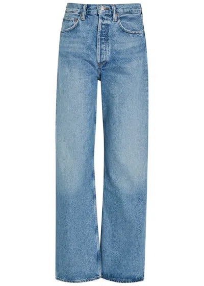 Agolde Vintage Loose Straight-leg Jeans In Blue