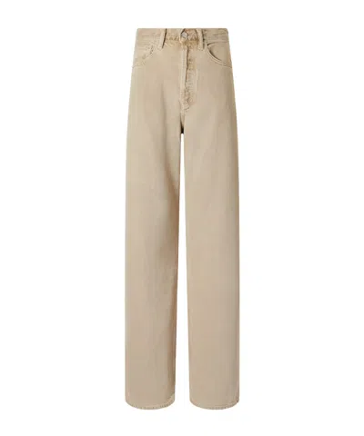 Agolde Vintage Loose Straight-leg Jeans In Nude