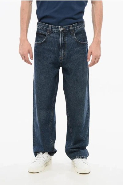 AGOLDE VISIBLE STITCHING BAGGY FIT JEANS