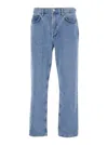Agolde Black Waldon Jeans In Light Blue