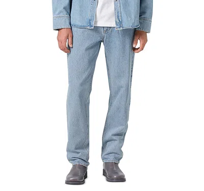 Agolde Waldon Relaxed Fit Straight Leg Jeans In Circuit Blue