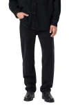 Agolde Waldon Relaxed Fit Straight Leg Jeans In Kember Black In Kember