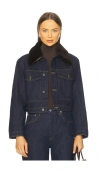 Agolde Walker Jacket In Blue