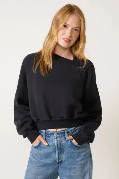 Agolde Walsh Sweatshirt In Black