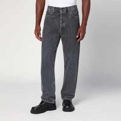 AGOLDE WASHED-EFFECT GREY JEANS