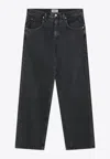 Agolde Washed Straight Jeans