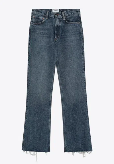 Agolde Washed Straight-leg Jeans