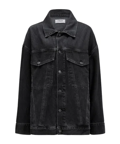 Agolde Wayne Denim Jacket In Black