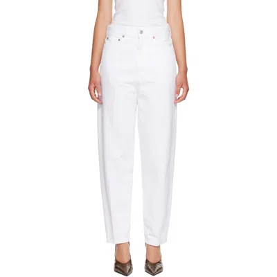Agolde White 80's Jeans