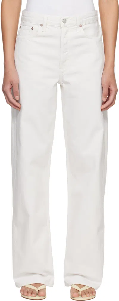 Agolde White Arc Jeans