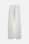 Agolde Wide Jeans Vana Fold White In White