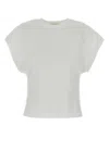 Agolde White Cotton T-shirt In White