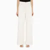 Agolde White Denim Flared Jeans