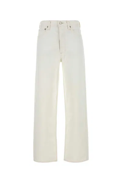 Agolde White Denim Henson Jeans