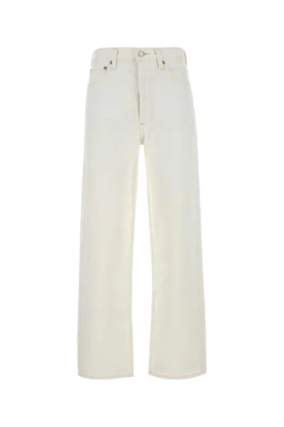 Agolde White Denim Henson Jeans