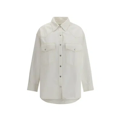AGOLDE WHITE DENIM SHIRT