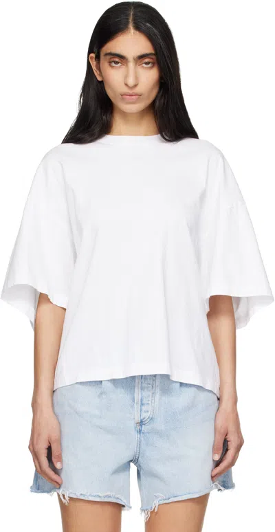 Agolde White Ellery T-shirt