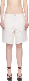 Agolde Denim Shorts With Belt Loops