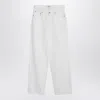 Agolde White Jeans In Regenerated Denim