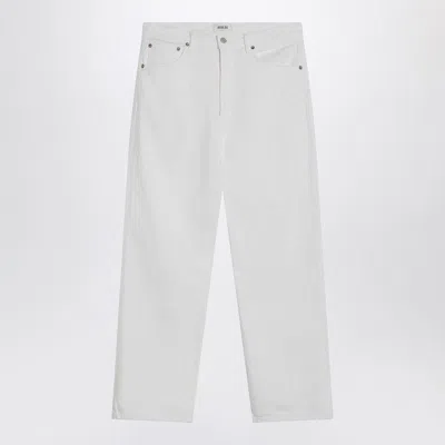 AGOLDE AGOLDE  WHITE JEANS IN REGENERATED DENIM